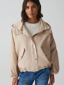 OPUS Kurtka przejściowa w kolorze beżowym rozmiar: 38. Brązowe kurtki Opus, bez wzorów, bez kaptura. Za 304,99 zł.