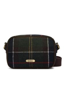 Barbour Torebka LBA0543TN11 Zielony. Zielone listonoszki Barbour, bez wzorów, z materiału, bez dodatków. Za 354,99 zł.