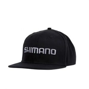 Czapka typu snapback Shimano. Czarne czapki Shimano, bez wzorów, z bawełny. Za 71,60 zł.