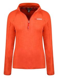 Maison Montaigne Bluza polarowa "Tumai" w kolorze pomarańczowym rozmiar: XL. Pomarańczowe bluzy Maison Montaigne, xl, bez wzorów, z polaru, bez kaptura. Za 52,79 zł.