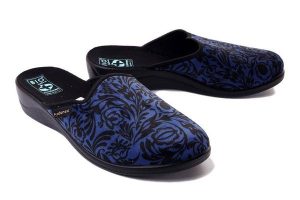 ADANEX SIL1 SILVIA 26064 granatowy, kapcie damskie. Niebieskie kapcie Adanex, bez wzorów. Za 71,99 zł.