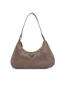 Guess Torebka Jewels HWEG22 48720 Beżowy ciemny. Brązowe torebki klasyczne Guess, z aplikacjami, z materiału, bez dodatków. Za 544,99 zł.