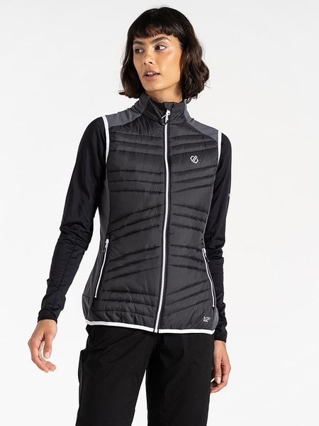 Dare 2b Kamizelka hybrydowa "Altimeter" w kolorze antracytowym rozmiar: 36. Czarne kamizelki Dare 2b, bez wzorów, bez kołnierzyka, bez ramiączek, bez kaptura. Za 170,45 zł.