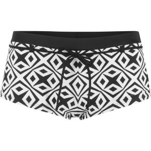 Figi bikini bonprix czarno-biały z nadrukiem. Bikini marki bonprix. Za 39,99 zł.