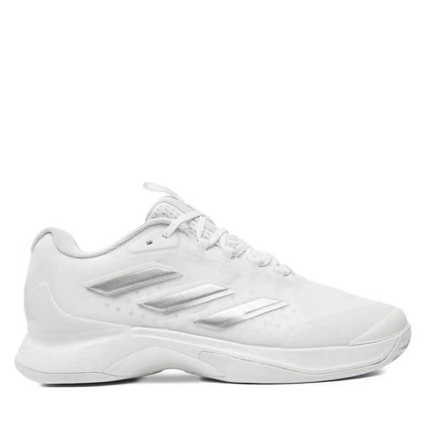 Buty do tenisa adidas. Białe buty sportowe ADIDAS, bez wzorów, bez zapięcia, tenisowe. Za 489,99 zł.