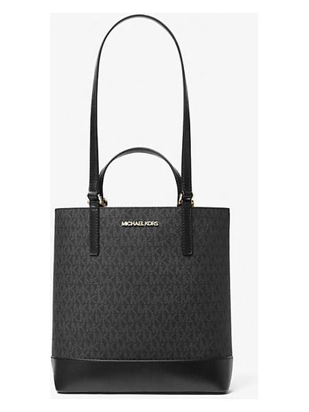 Michael Kors Skórzana torebka w kolorze czarnym - 30 x 27 x 9 cm rozmiar: onesize. Czarne torebki klasyczne Michael Kors, bez wzorów, z materiału, na ramię, bez dodatków. Za 654,23 zł.