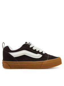 Vans Tenisówki Knu Skool VN000CS0D4C1 Brązowy. Brązowe trampki Vans, bez wzorów, ze skóry, bez zapięcia. Za 219,99 zł.