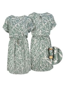 Eight2Nine Sukienka w kolorze zielonym rozmiar: XL. Zielone sukienki Eight2Nine, xl, bez wzorów, z bawełny, bez kołnierzyka, bez ramiączek, midi. Za 82,99 zł.