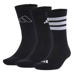Skarpety Adidas Sport Logo Pack 3Pp Dorośli. Czarne skarpetki ADIDAS, bez wzorów, z bawełny. Za 58,99 zł.