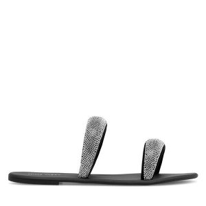 Klapki Nine West. Szare klapki Nine West, bez wzorów, bez obcasa. Za 119,99 zł.