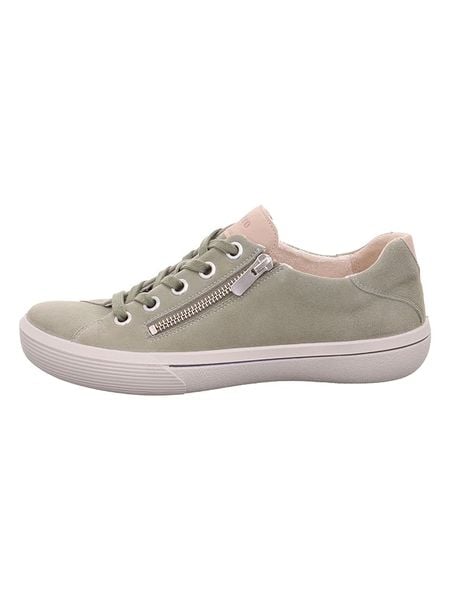 Legero Skórzane sneakersy "Fresh" w kolorze zielonym rozmiar: 42. Zielone trampki Legero, bez wzorów, bez zapięcia. Za 236,61 zł.