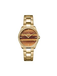 Cluse Zegarek Féroce Petite CW11218 Złoty. Żółte, analogowe zegarki Cluse. Za 359,99 zł.