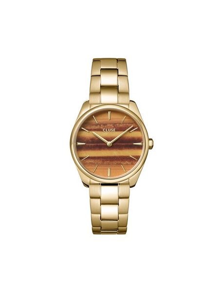 Cluse Zegarek Féroce Petite CW11218 Złoty. Żółte, analogowe zegarki Cluse. Za 329,99 zł.