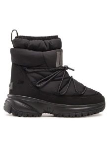 UGG Skórzane botki zimowe "Yose Puffer" w kolorze czarnym rozmiar: 38. Czarne botki Ugg, na zimę, bez wzorów, bez obcasa, bez zapięcia. Za 571,03 zł.