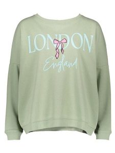 Miss goodlife Bluza "London" w kolorze zielonym rozmiar: S. Zielone bluzy miss goodlife, s, bez wzorów, z bawełny, bez kaptura. Za 109,78 zł.