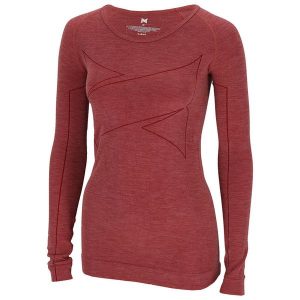 Koszulka termoaktywna damska Xtreme Wełna Merino. Czerwone koszule nocne XTREME, bez wzorów, z elastanu, bez ramiączek. Za 242,82 zł.