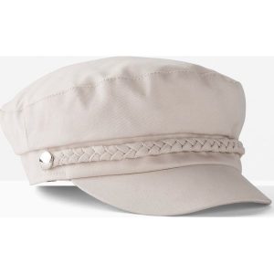 Czapka bosmanka. Zielone czapki bonprix, bez wzorów, eleganckie. Za 67,99 zł.
