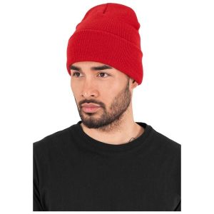 Czapka Flexfit heavyweight long. Czerwone czapki FLEXFIT, bez wzorów. W wyprzedaży za 35,00 zł.