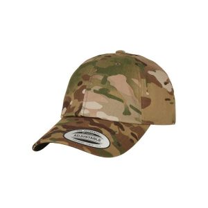 Czapka Urban Classics Low Profile Cotton Twill Multicam®. Brązowe czapki Urban Classics, bez wzorów, eleganckie. Za 89,55 zł.