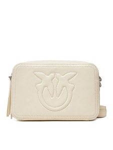 PINKO Torebka Carrie Camera Bag Classic PE 25 PLTT 104336 A26J Écru. Torebki klasyczne Pinko, bez wzorów, ze skóry, bez dodatków. Za 659,99 zł.