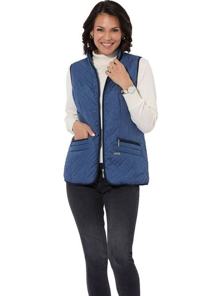 WITT WEIDEN Kamizelka w kolorze niebieskim rozmiar: 42. Niebieskie kamizelki WITT WEIDEN, bez wzorów, bez kołnierzyka, bez ramiączek, bez kaptura. Za 91,56 zł.