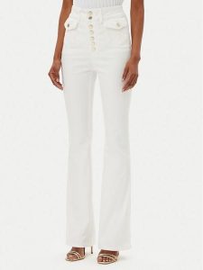 MET Jeansy M10 253PT Biały Regular Fit. Białe jeansy MET, bez wzorów, z bawełny. Za 359,99 zł.