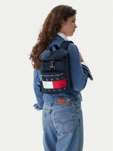 Tommy Jeans Plecak Tjw Archive Backpack AW0AW18088 Granatowy. Niebieskie plecaki Tommy Jeans. Za 449,99 zł.
