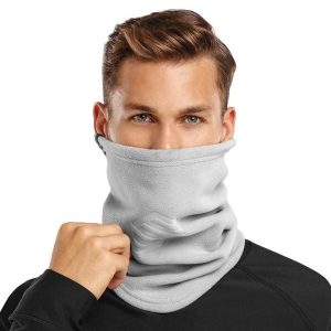Termiczny komin do sportów zimowych unisex SIROKO Blunt. Szare szaliki SIROKO, na zimę, bez wzorów, z materiału. Za 106,00 zł.