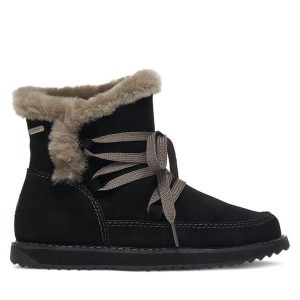 Śniegowce EMU Australia. Czarne buty zimowe EMU Australia, bez obcasa, bez zapięcia. Za 789,99 zł.
