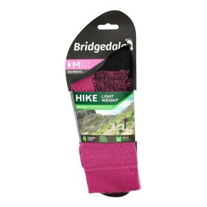 Skarpety do trekkingu damskie Bridgedale HIKE LW END BO ORI LD. Fioletowe skarpetki Bridgedale, bez wzorów. Za 85,99 zł.