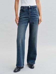 OPUS Dżinsy - Comfort fit - w kolorze granatowym rozmiar: 44/L31. Niebieskie jeansy Opus, bez wzorów. Za 153,71 zł.
