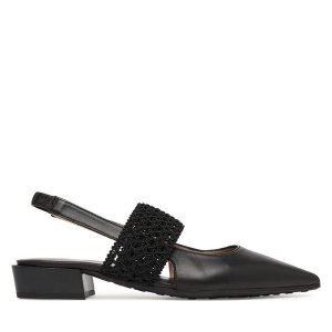 Czółenka Hispanitas. Czarne czółenka Hispanitas, bez wzorów, bez obcasa, bez zapięcia. Za 609,99 zł.