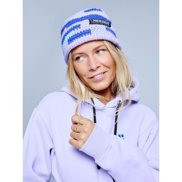 Kapelusz - Damski - Freeride - liliowy. Fioletowe kapelusze POEDERBAAS, bez wzorów, z polaru, retro. Za 221,12 zł.