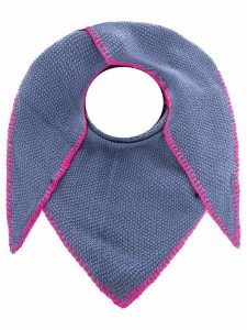 Zwillingsherz Chusta trójkątna "Uni Fringe" w kolorze niebieskim - 180 x 66 cm rozmiar: onesize. Niebieskie apaszki i chusty Zwillingsherz, bez wzorów, ze skóry. Za 131,12 zł.