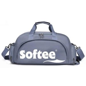 Torba sportowa Softee. Czarne torby podróżne i sportowe SOFTEE, bez wzorów, z poliesteru, do ręki. Za 180,99 zł.