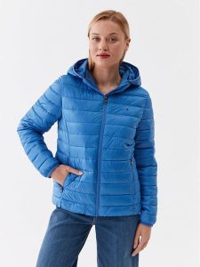 Tommy Hilfiger Kurtka przejściowa WW0WW38927 Niebieski Regular Fit. Niebieskie kurtki TOMMY HILFIGER, xs, bez wzorów, z syntetyku, bez kaptura. Za 509,99 zł.