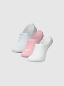4F Skarpetki casual stopki (3-pack) damskie - multikolor 39-42. Skarpetki 4f, bez wzorów, z bawełny. Za 44,99 zł.