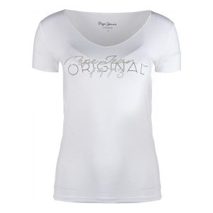 Pepe Jeans T-Shirt Damski Jane Xs, Biały. T-shirty marki Pepe Jeans. W wyprzedaży za 139,00 zł.