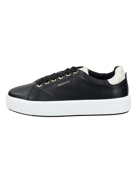 GANT Footwear Skórzane sneakersy "Avino" w kolorze czarnym rozmiar: 40. Czarne trampki GANT Footwear, bez wzorów, bez zapięcia. Za 379,44 zł.