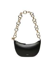 Furla Torebka Sfera Mini WE00767 BX3991 CN O6000 Czarny. Czarne torebki klasyczne Furla, bez wzorów, ze skóry, bez dodatków. Za 629,99 zł.