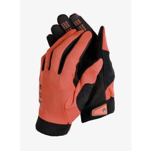 Rękawiczki rowerowe damskie Fox Ranger Glove Gel. Czerwone rękawiczki FOX, bez wzorów. Za 151,99 zł.