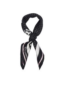 KARL LAGERFELD Apaszka B3W33037 Czarny. Czarne apaszki i chusty KARL LAGERFELD, bez wzorów. Za 429,99 zł.