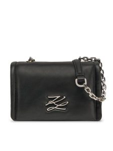 KARL LAGERFELD Torebka A1W30175 Czarny. Czarne torebki klasyczne KARL LAGERFELD, bez wzorów, ze skóry, bez dodatków. Za 669,99 zł.