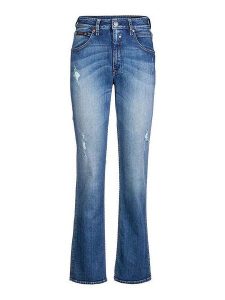 Herrlicher Dżinsy - Regular fit - w kolorze niebieskim rozmiar: W25/L34. Niebieskie jeansy Herrlicher, bez wzorów, z podwyższonym stanem. Za 241,95 zł.