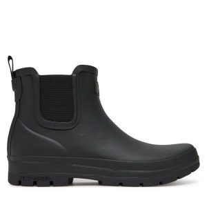 Kalosze Helly Hansen. Czarne kalosze Helly Hansen, bez wzorów. Za 199,99 zł.