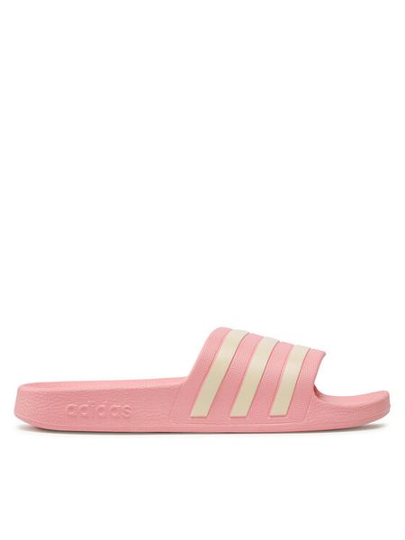 Adidas Klapki adilette Aqua GZ5877 Różowy. Czerwone kalosze ADIDAS, bez wzorów, z tworzywa sztucznego, bez obcasa. Za 79,99 zł.