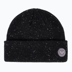 Czapka zimowa damska ROXY Frozenlake Beanie. Czarne czapki Roxy, bez wzorów, z dzianiny, sportowe. Za 149,99 zł.
