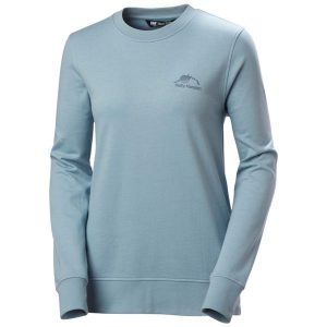 Kobieca bluza z okrągłym dekoltem Helly Hansen Nord Graphic. Niebieskie bluzy Helly Hansen, bez wzorów, bez kaptura. Za 319,00 zł.