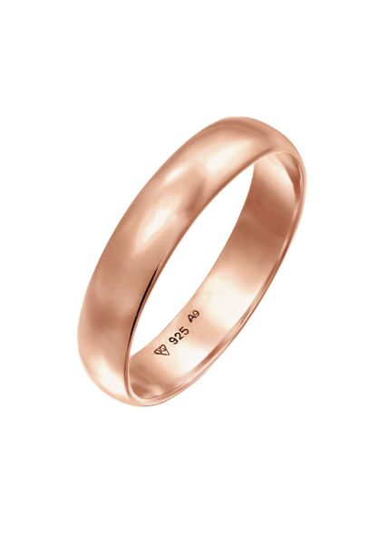 Elli Damska obrączka gładka Classic w srebrze próby 925 Sterling Silver Pierścionki 1 ct Damski. Szare pierścionki Elli, srebrne. Za 228,99 zł.