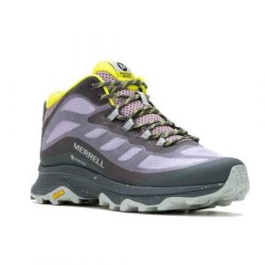 Buty trekkingowe damskie Merrell Moab Speed Mid Gtx. Buty trekkingowe Merrell, z materiału, bez zapięcia. Za 735,00 zł.